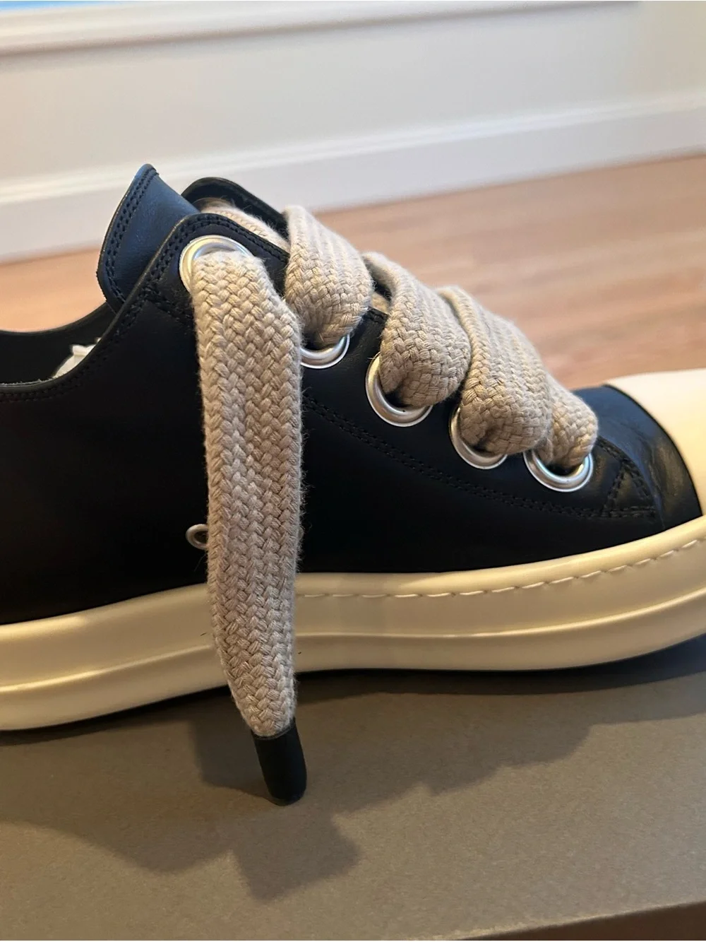 Rick Owens Jumbo Lace Low-top
